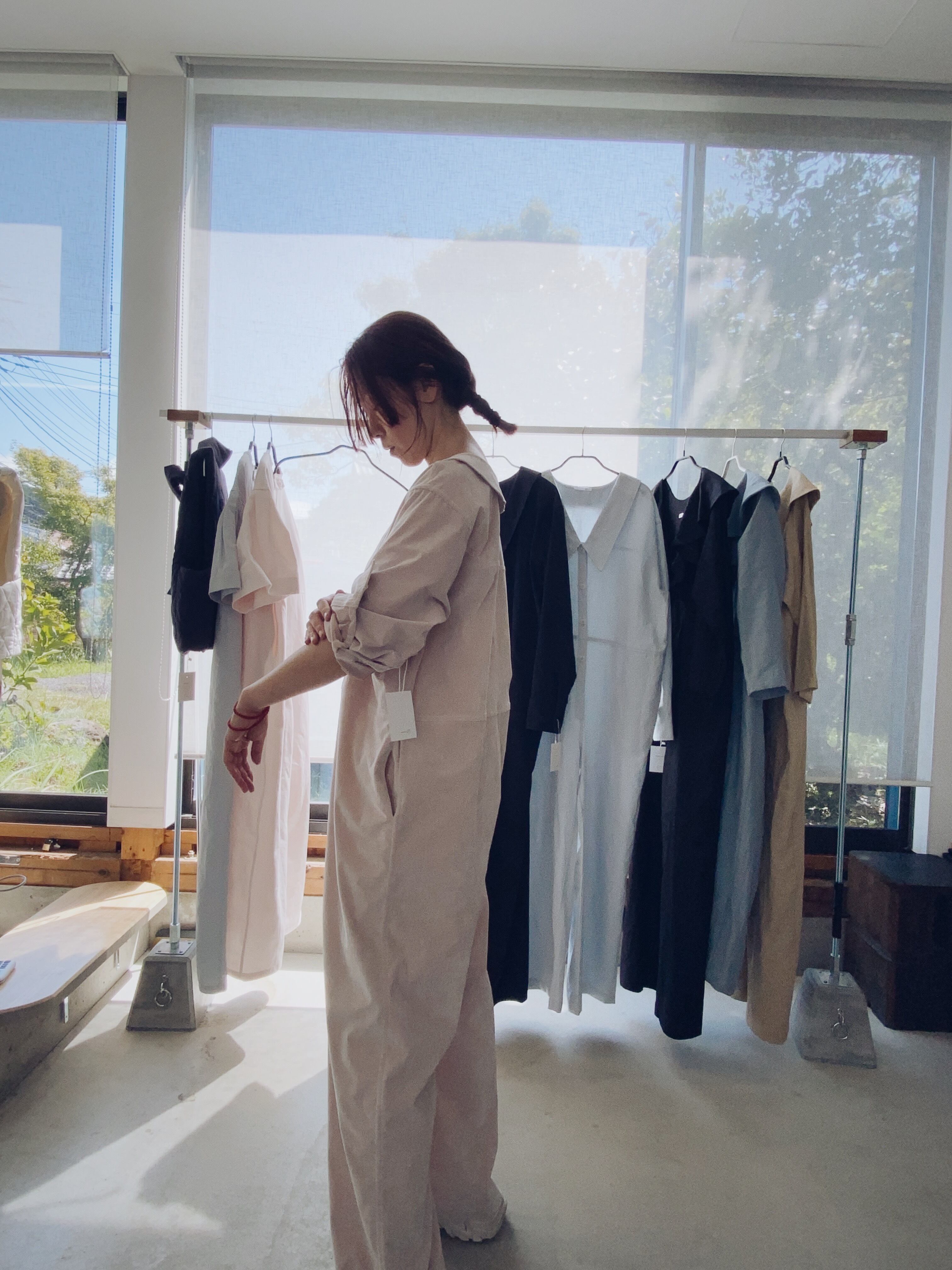 Effortless jumpsuit / smoky pink