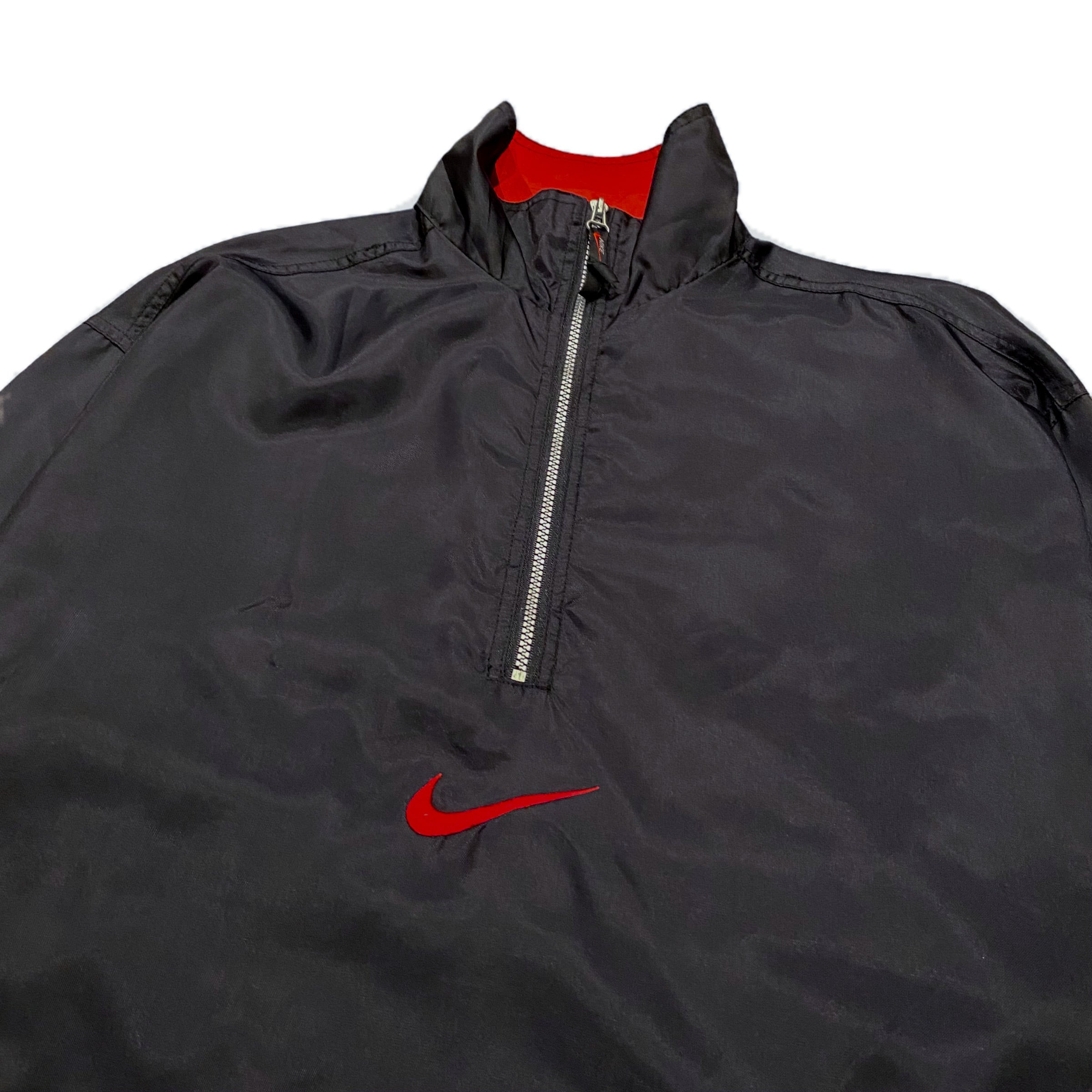 90's Nike Half Zip Nylon Anorak Jacket M / ナイキ ハーフジップ アノラック ナイロンジャケット 古着  ヴィンテージ