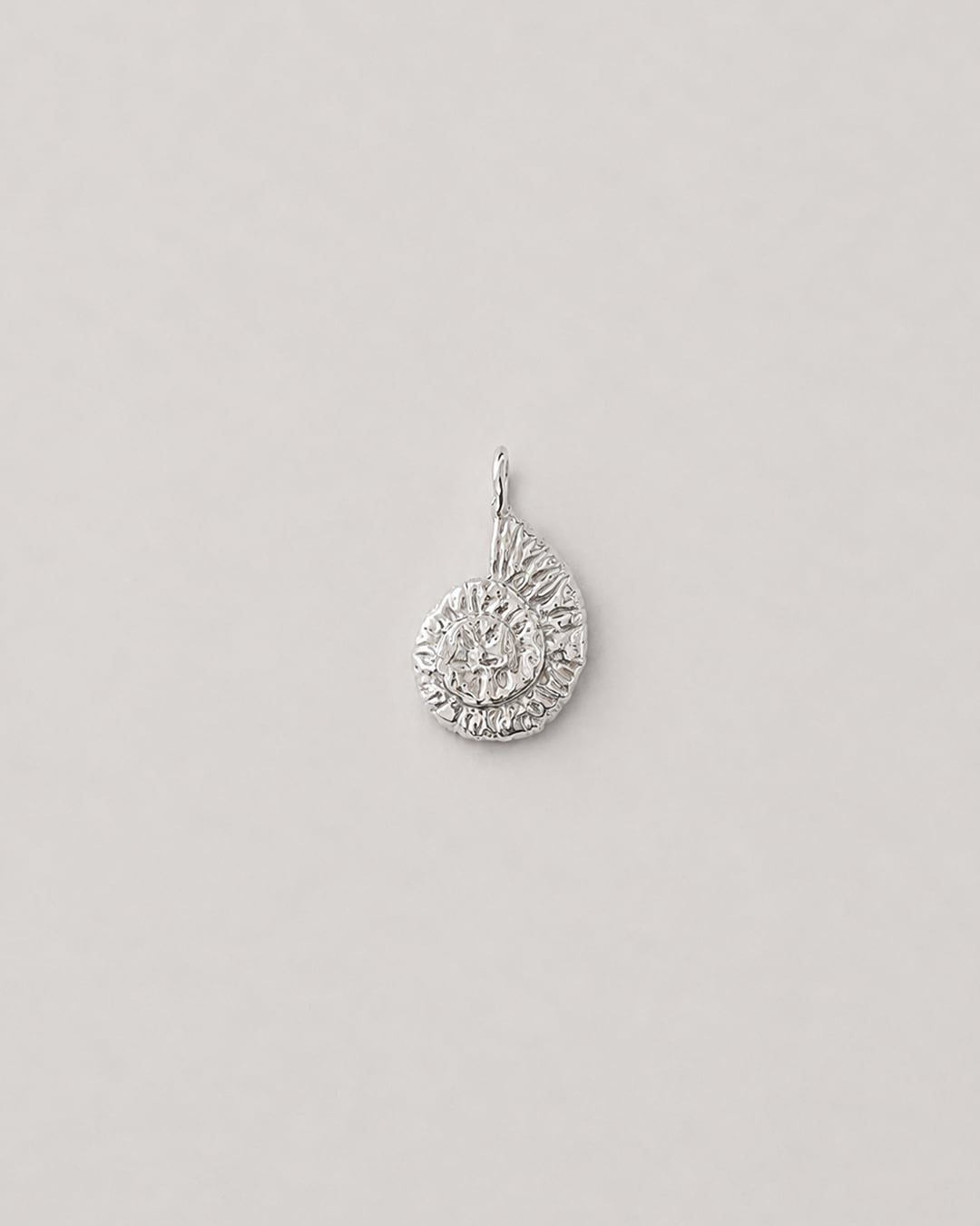 custom necklace 'ammonite' silver/ small