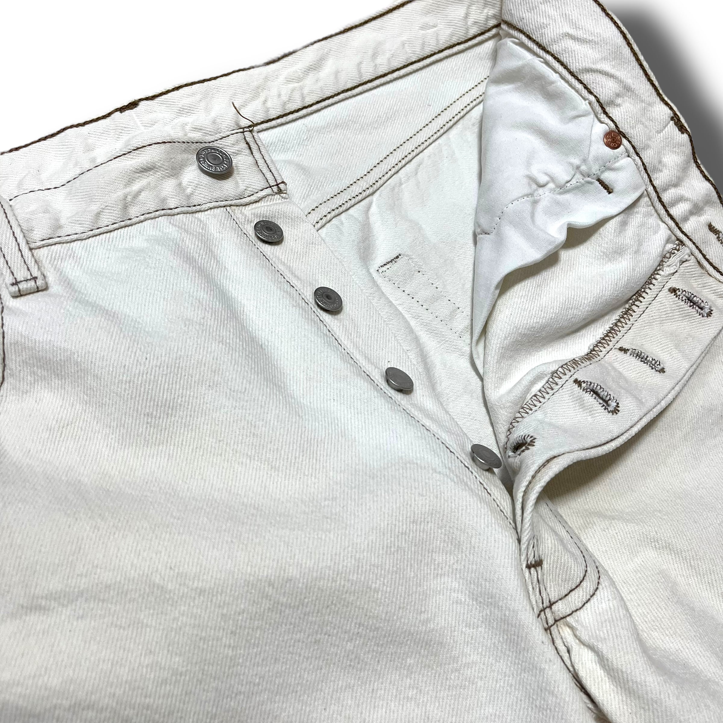 Levi's】リーバイス501 ホワイトデニムパンツ MADE IN USA Levi's】リーバイス501 ホワイトデニムパンツ MADE IN USA