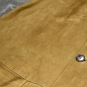 suede leather coverall