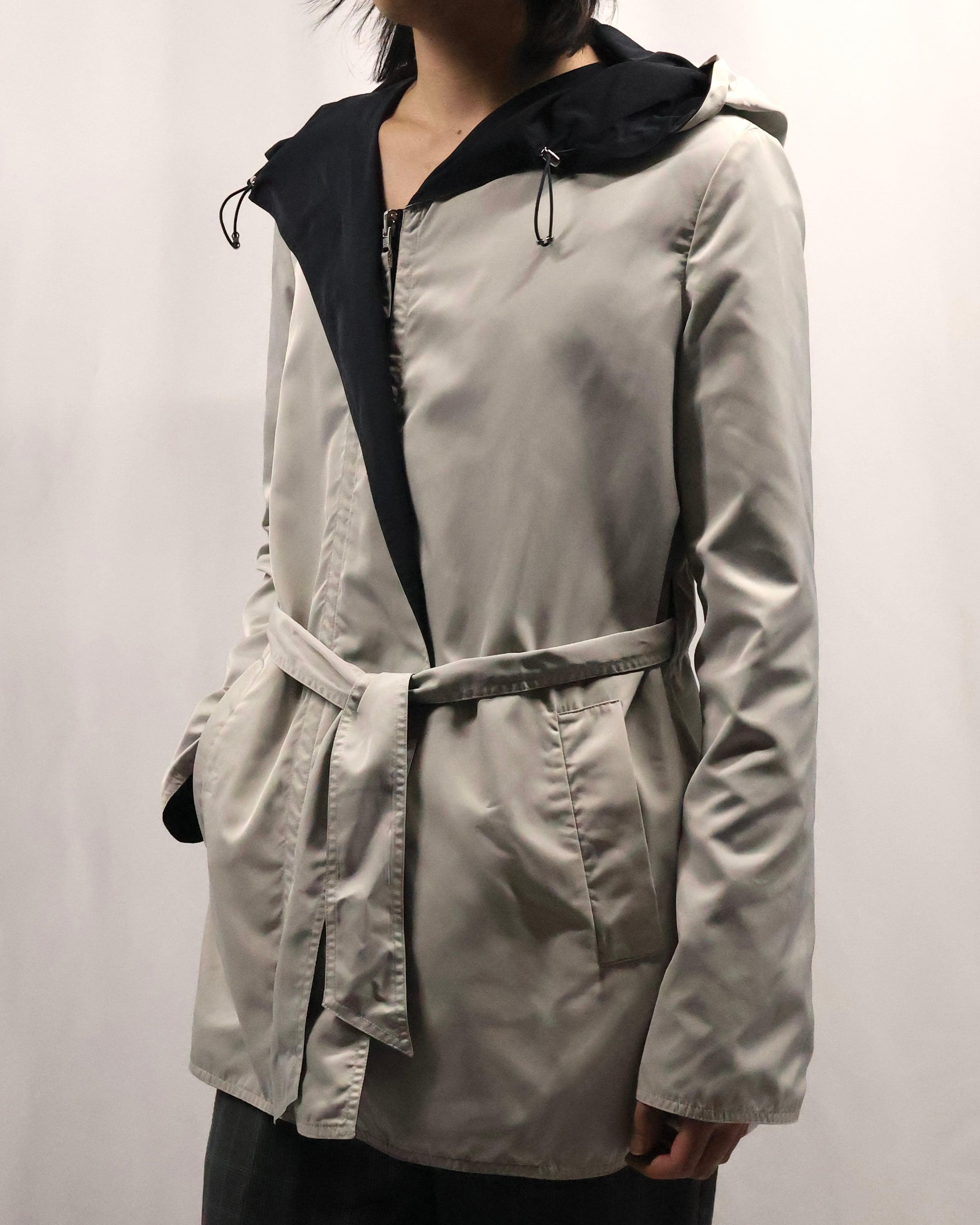 ARMANI COLLEZIONI】nylon reversible hooded jacket | blendmarket