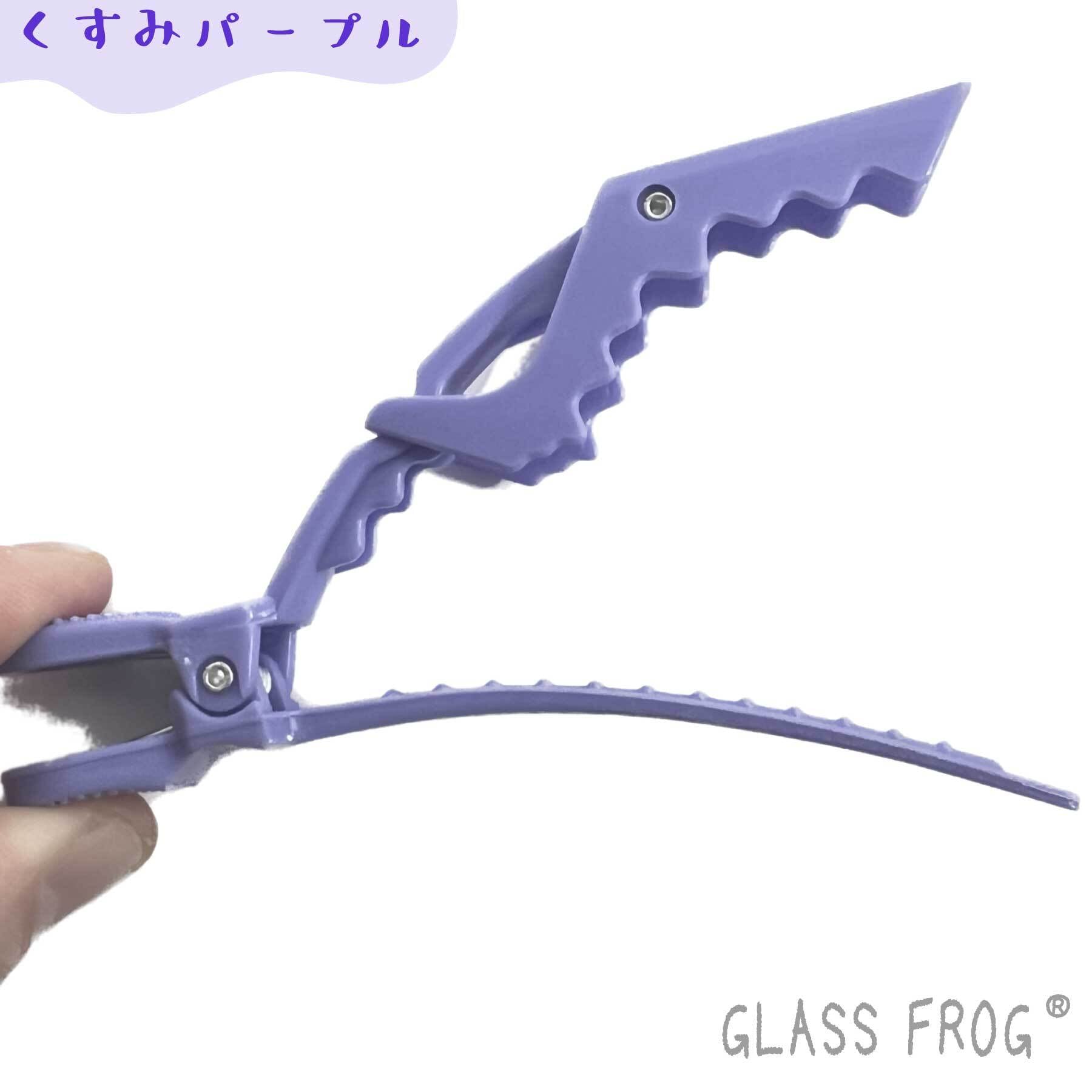 ダッカール ワニクリップ ヘアクリップ 6本セット 可愛いマカロン