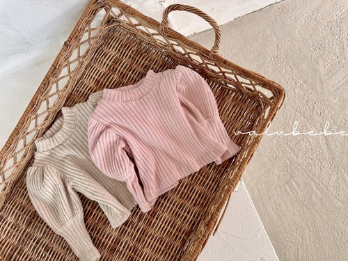 valu bebe［取寄］baby / elssa half neck puff tee 25winter