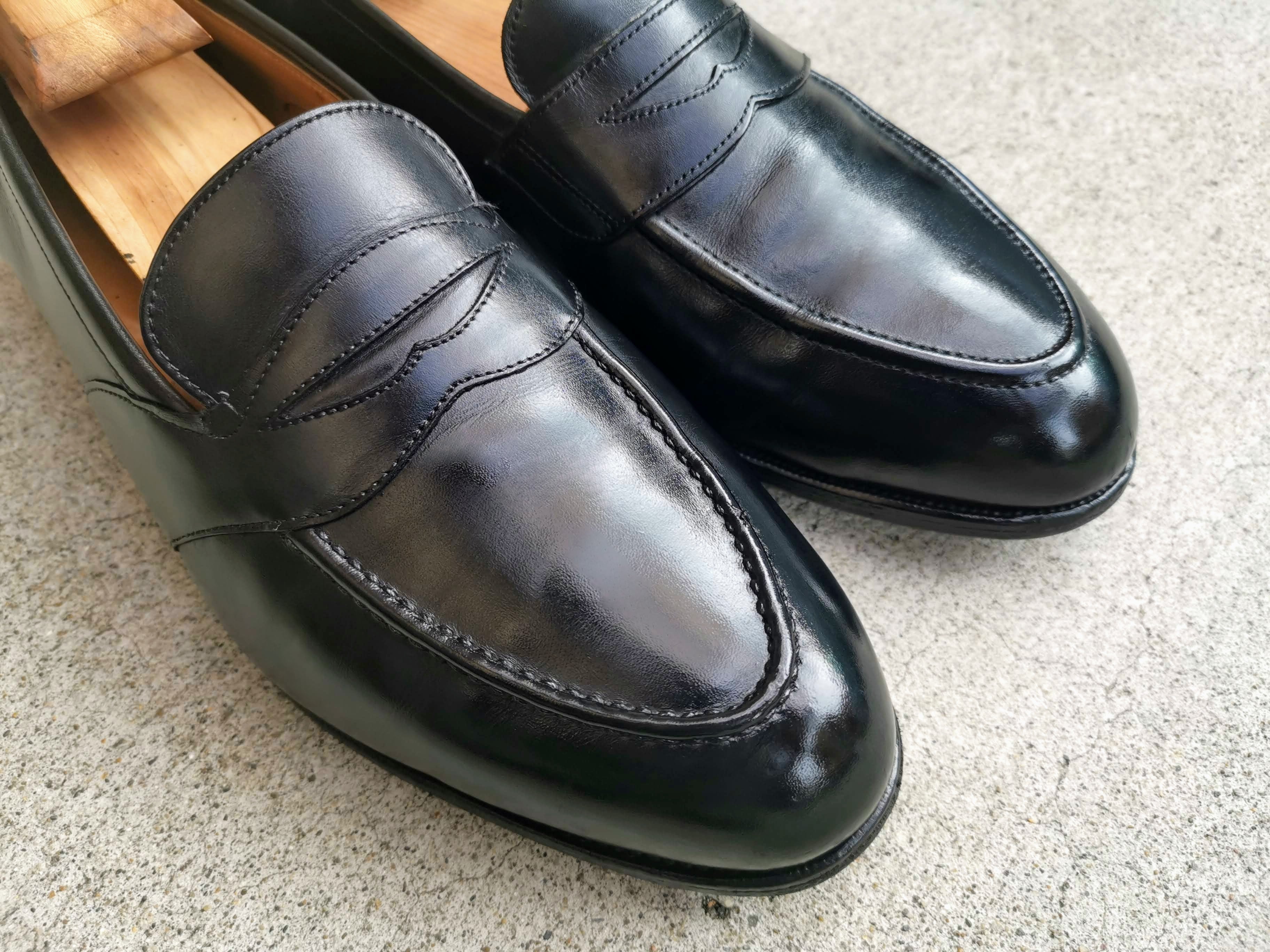 純正ツリー付属 エドワードグリーン ピカデリー 7E ブラック 184ラスト