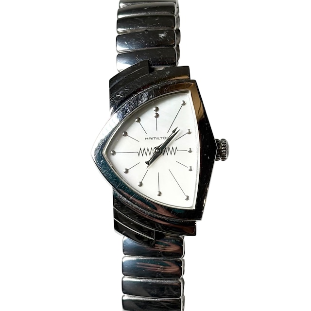 HAMILTON shell dial quartz watch “Ventura”