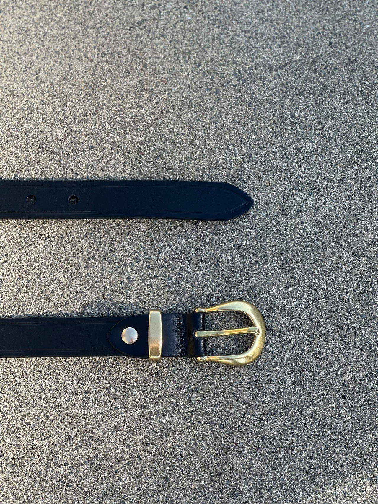 Heritage Buckle Leather Belt