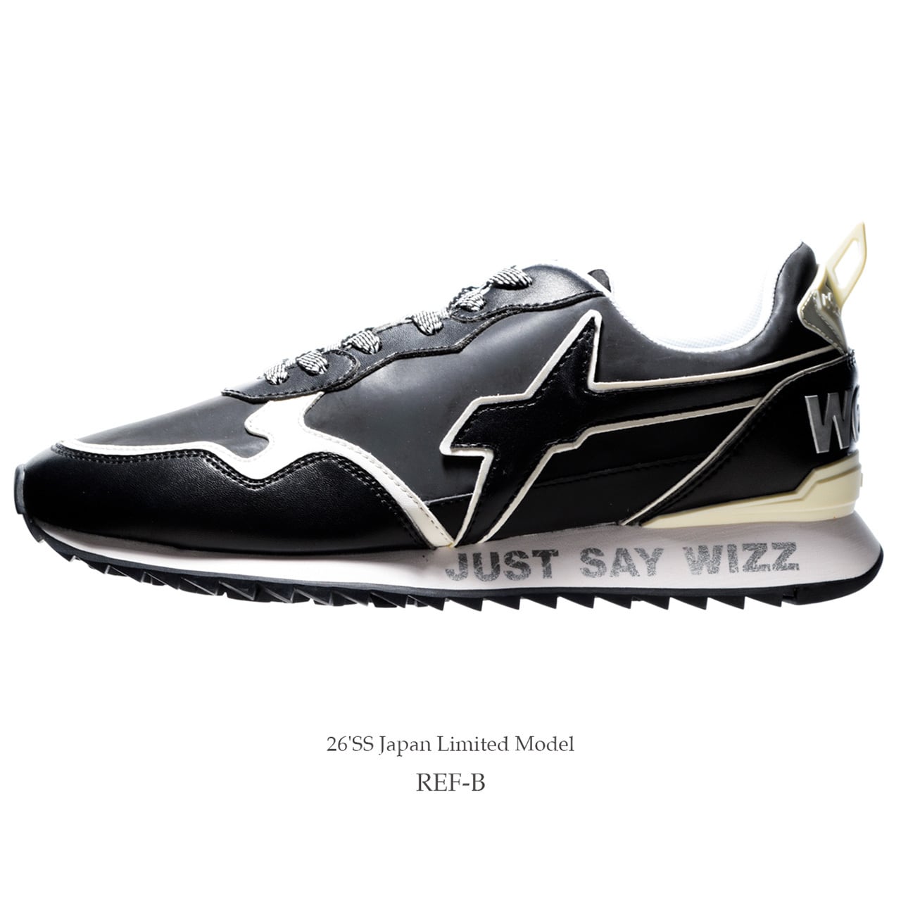 W6YZ ウィズ スニーカー 黒 限定品 JM220-0N01G-01-42 【公式通販】