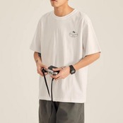 プランプリントTシャツ A4167