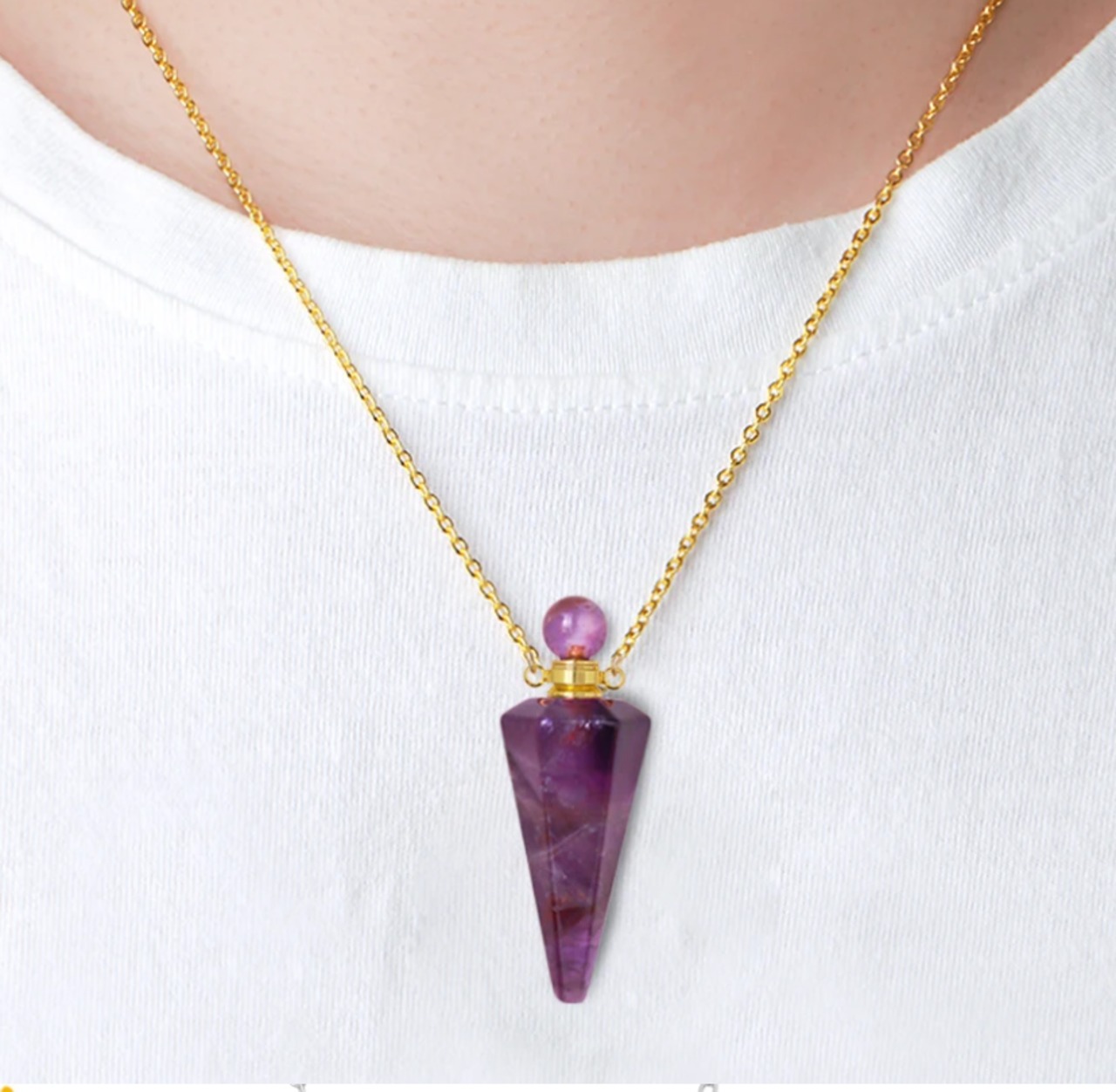 お守りペンデュラムネックレスB　M24005