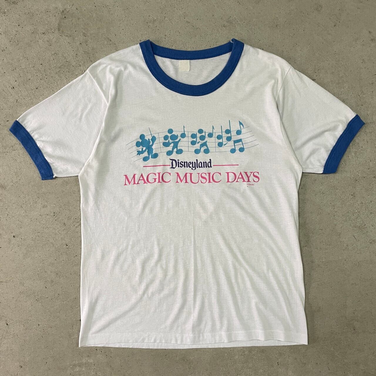 80s ビンテージ 企業 リンガー Tシャツ 白 80年代  メンズ M