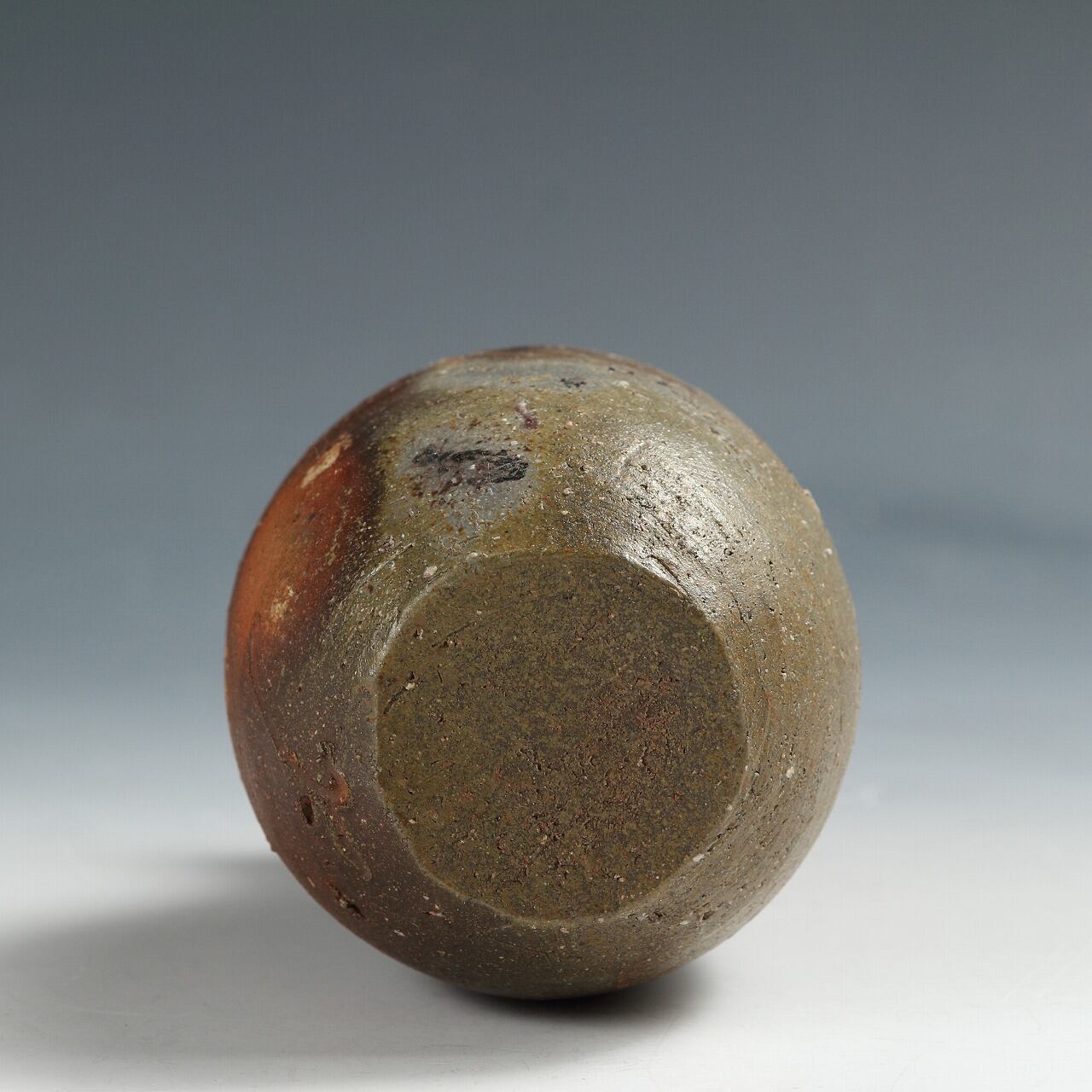 人間国宝 藤原啓｜FUJUWARA Kei(岡山, 1899-1983) 備前 窯変 徳利 共箱