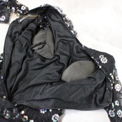 社交ダンス 衣装 スタンダード ドレス ワンピース パーティドレス prima boutique 黒 ブラック系 シルバー系 キラキラ フリル ステージ衣装 黒ドレス ロングドレス フリルスカート ティアードスカート ラッフルスカート 総柄 ドット柄 花柄風 スパンコール風 ラメ きらきら 体型カバー キラキラワンピース ステージ用 舞台衣装 ダンス発表会 パーティー 結婚式 二次会 ナイトイベント 華やか 上品 エレガント アーバンブラック プリマブティック ブラックフォーマル風 光沢感