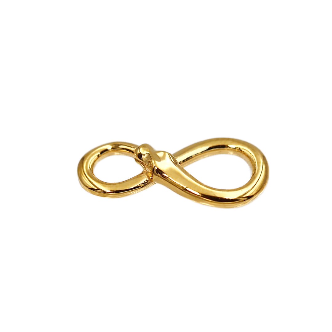 純金 『蛇のお守り 八の字 ウロコ無し』約0.3g お守り【JUNGOLD】