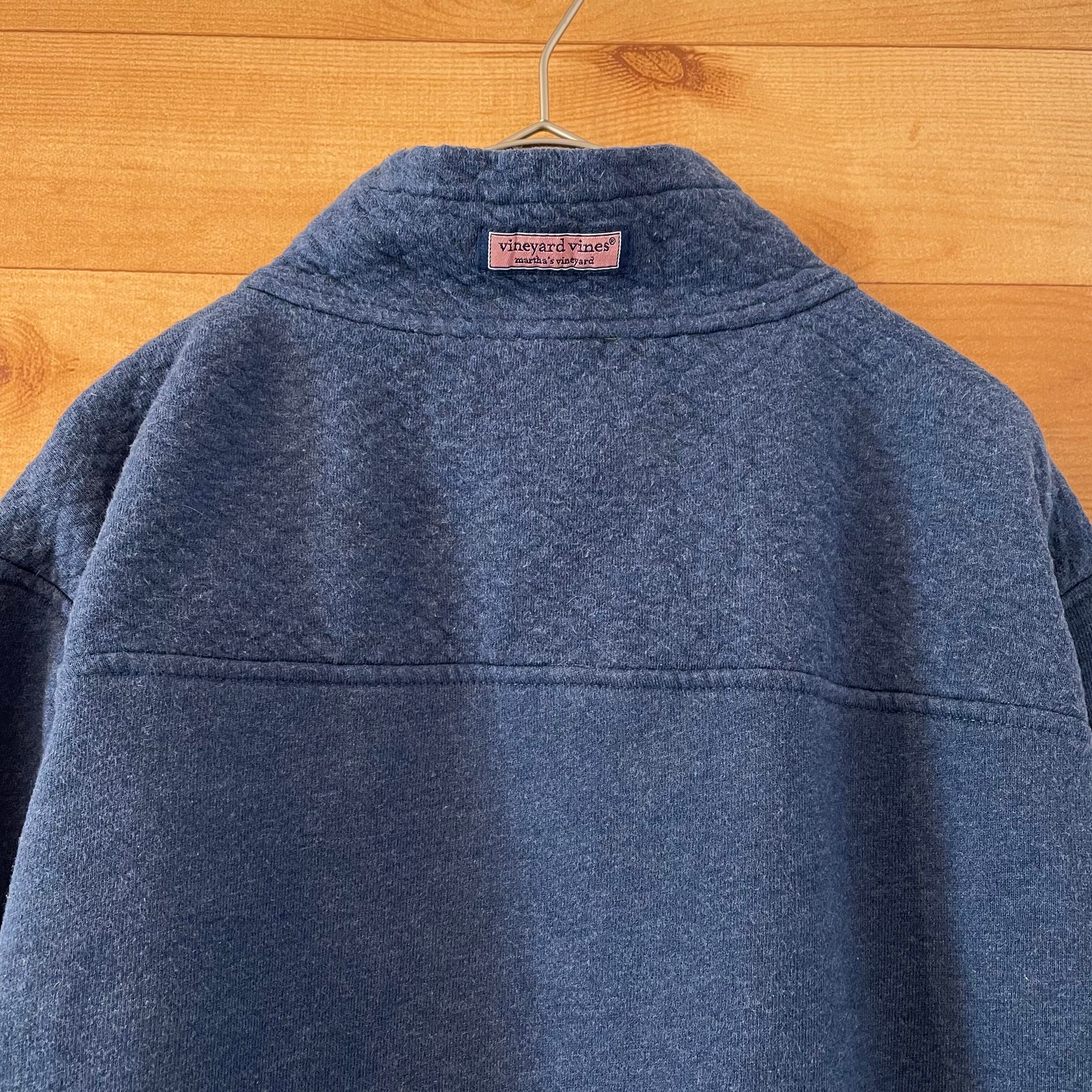 Vineyard Vines レディース スウェット　ハーフジップ　ネイビー