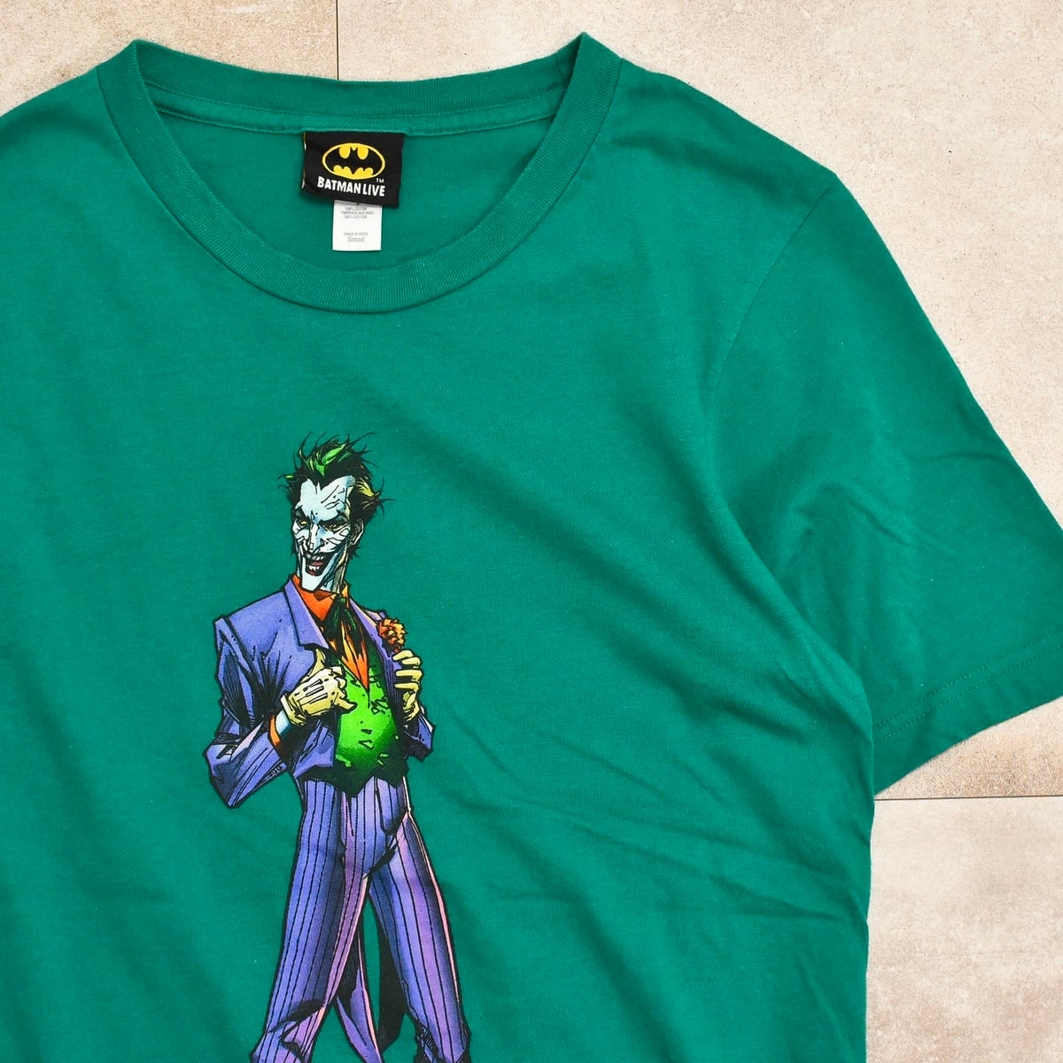 00s BATMAN LIVE joker T-shirt | 古着屋 grin days memory 【公式 ...