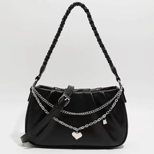 heart chain shoulder bag / l0903
