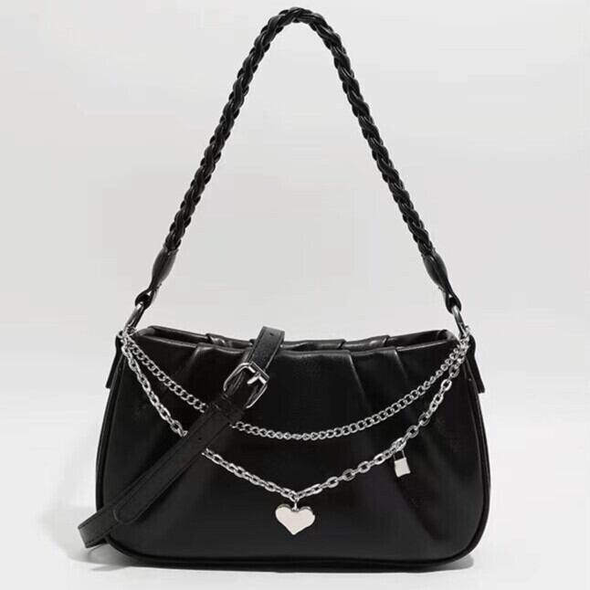 heart chain shoulder bag / l0903