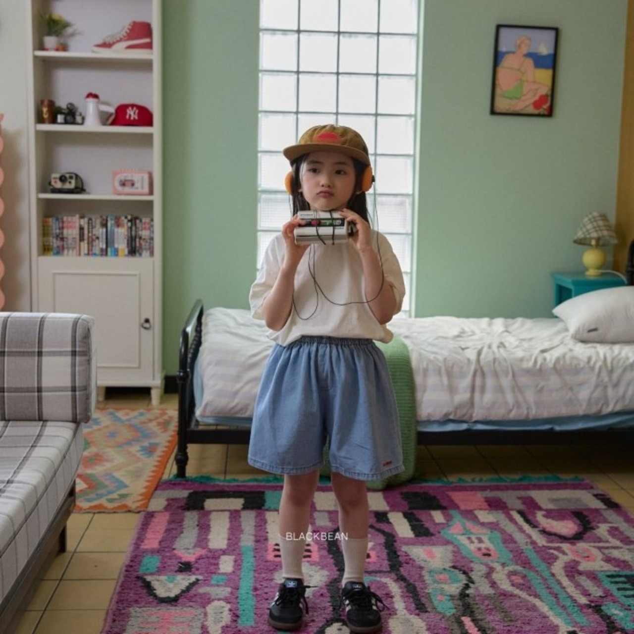 [BLACKBEAN] Road Blue Pants / [블랙빈] 로드청팬츠