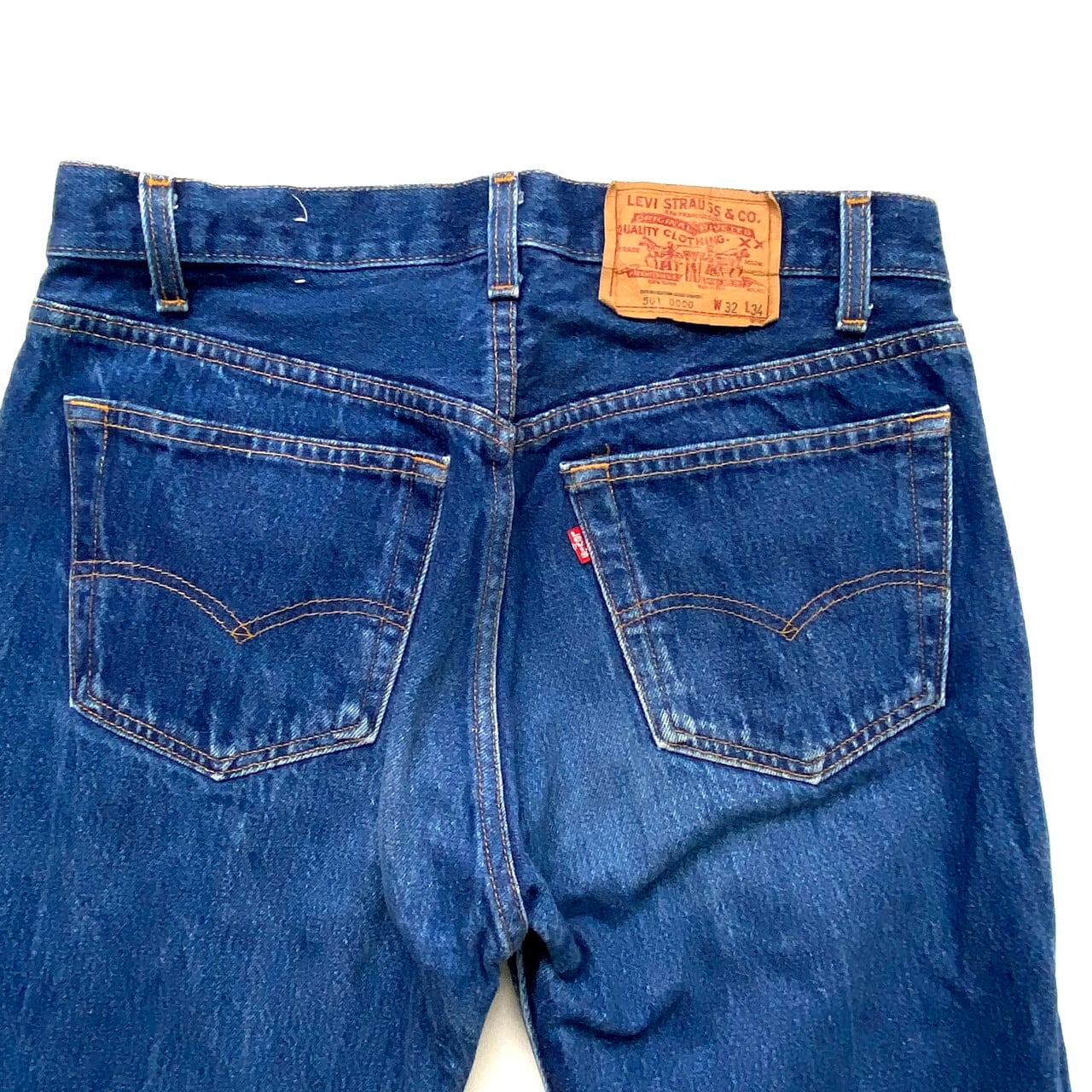 送料込 USA製 新品 LEVI’S 501 JEANS W32 黒 生 デニム