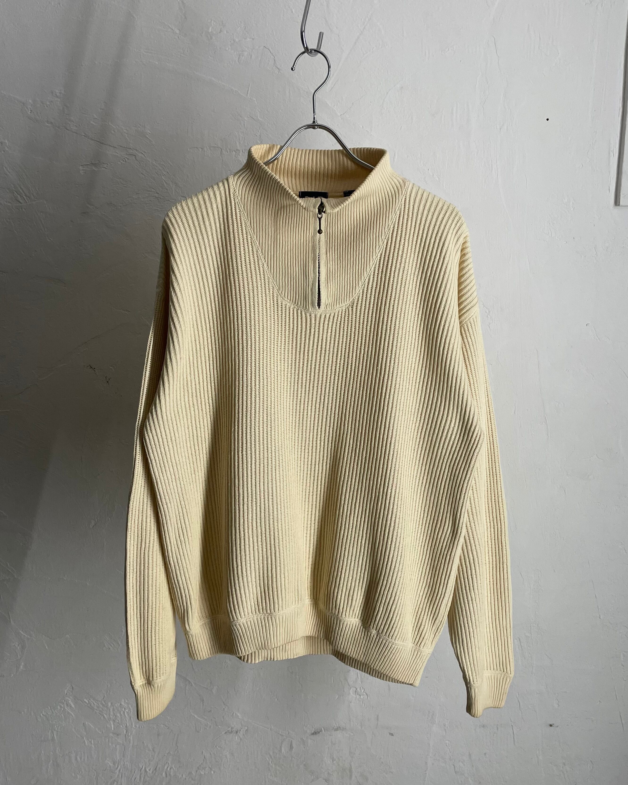 90s OLD GAP Half-zip Cotton Knit