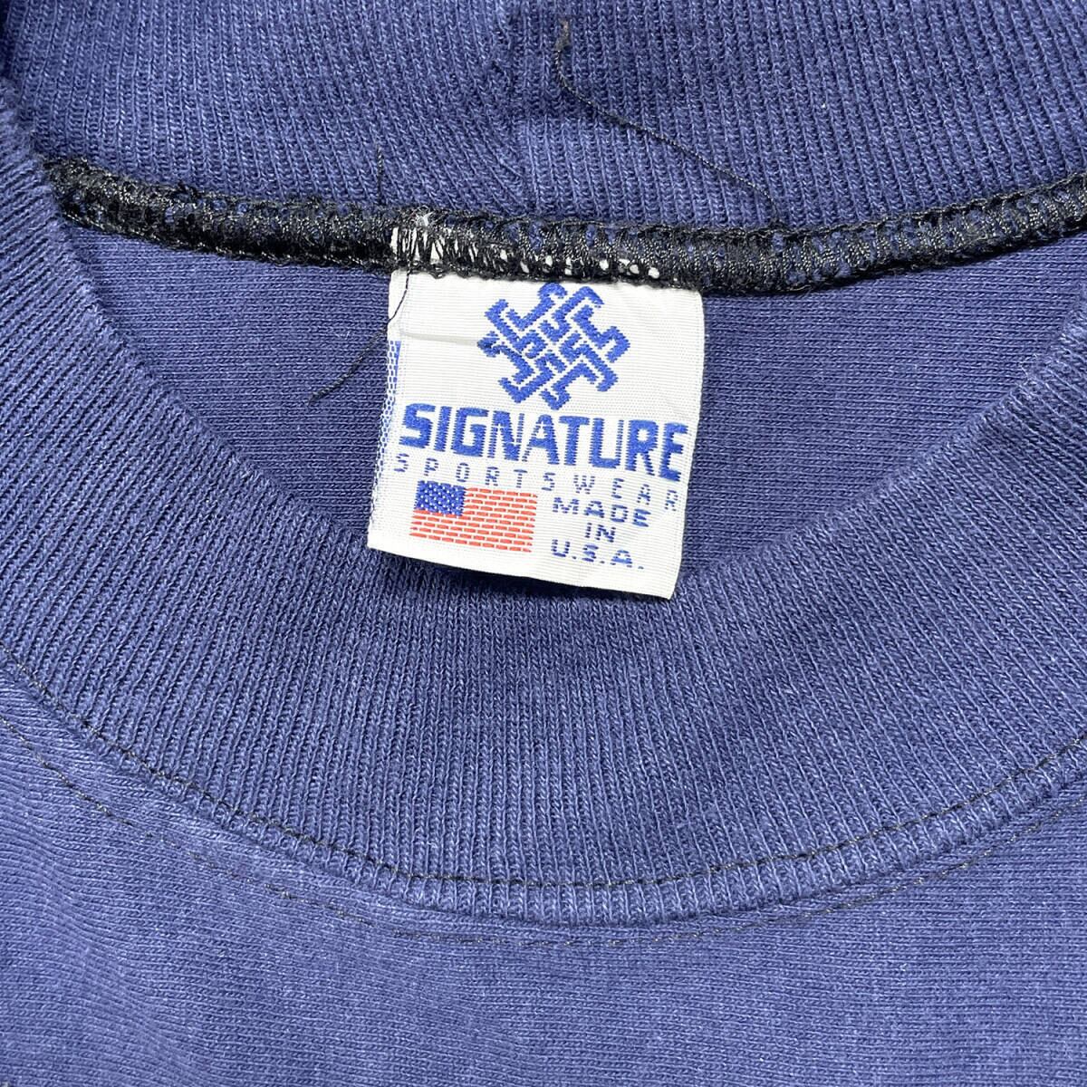 古着 USA製 80S SIGNATURE KKG ヴィンテージ フットボール Tシャツ