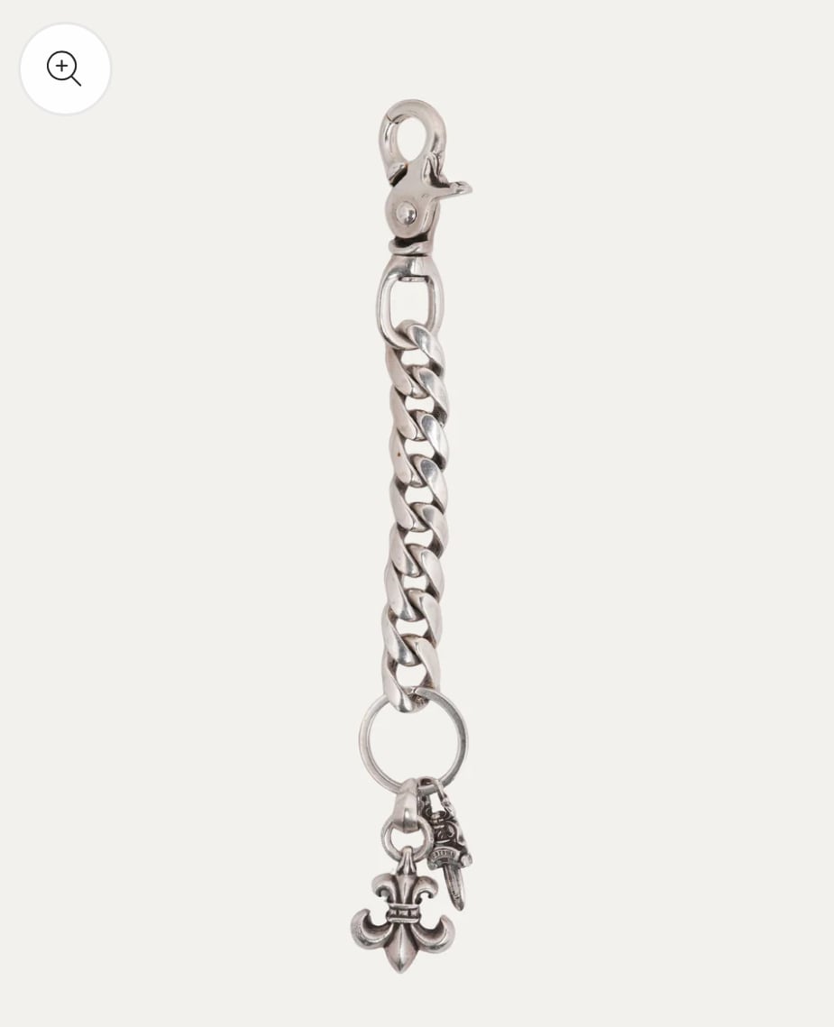 シルバー ダガーチャーム キーチェーン キーホルダー クロム キーリング・キーチェーン | chromehearts