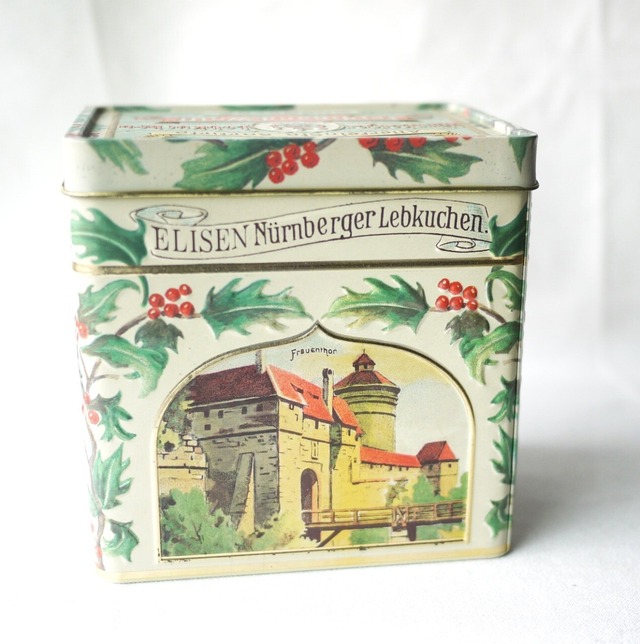 レープクーヘン スクエア缶 クリスマス ドイツ