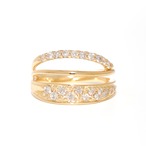 ダイヤモンド デザインリング K18 / 0.500ct