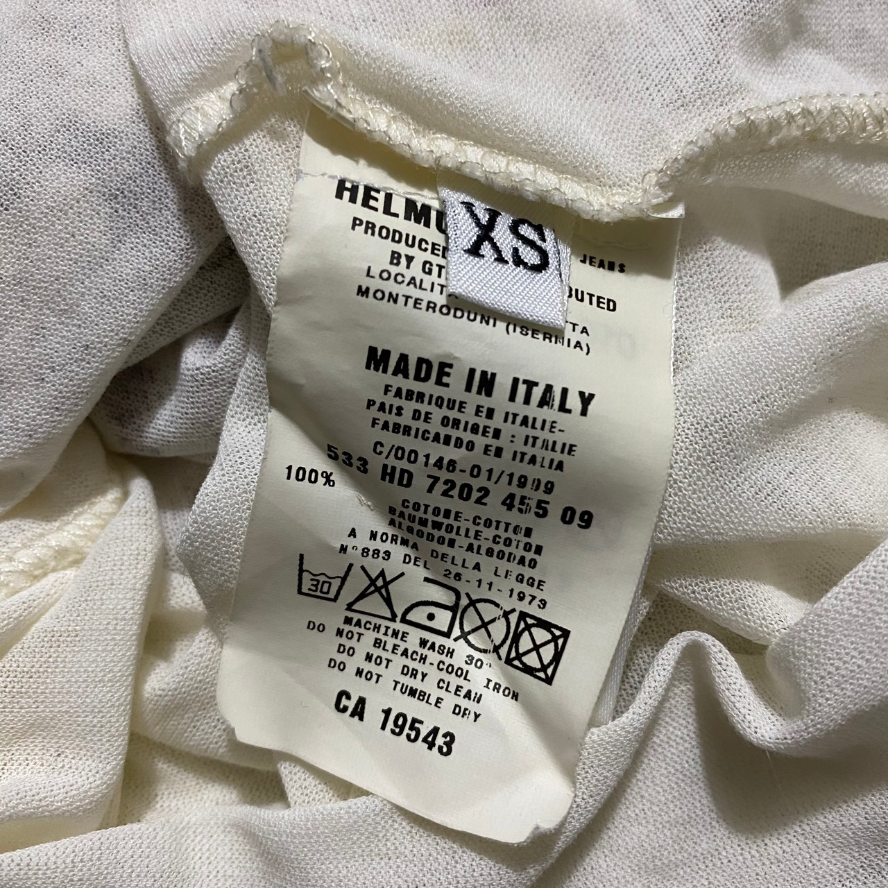 vintage 1999’s HELMUT LANG print tank top