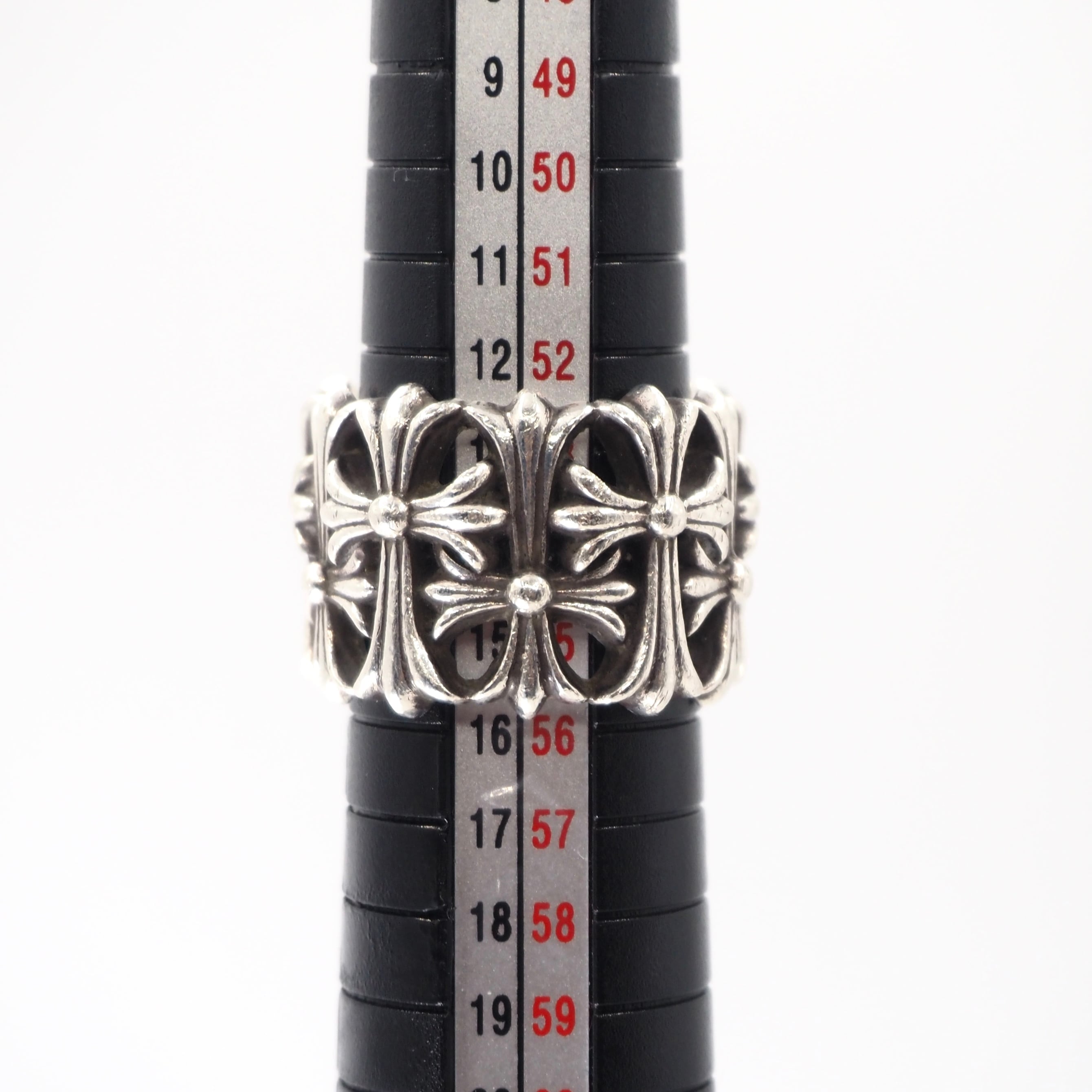 CHROME HEARTS 約14号 セメタリークロス リング シルバー925 クロム