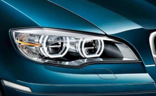 BMW X5 X6 E70 E71 グレードアップヘッドライト 左右セット2007-2013 AFSなし