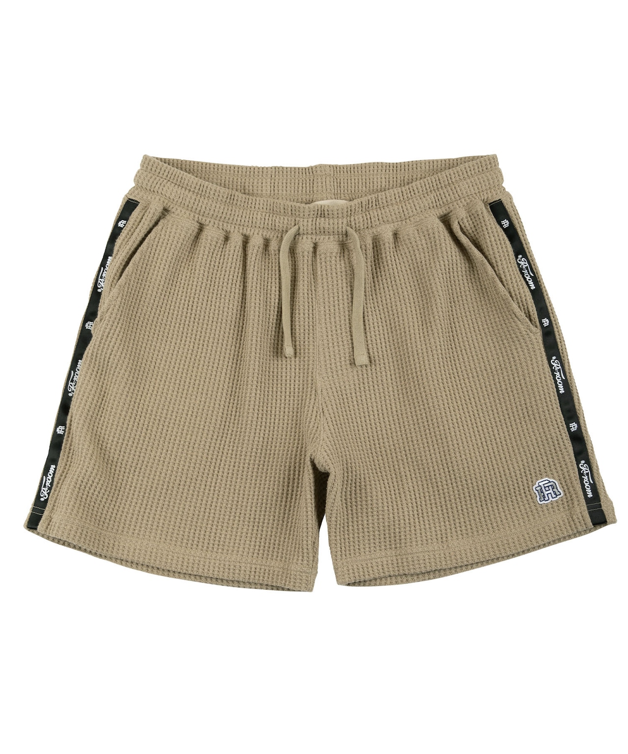 【#Re:room】SIDE LINE TAPE WAFFLE SHORTS［REP220］