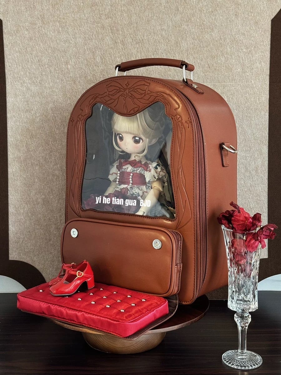1/4サイズ・1/6サイズ共用◇【melon box】劇場型ドールキャリーバッグ