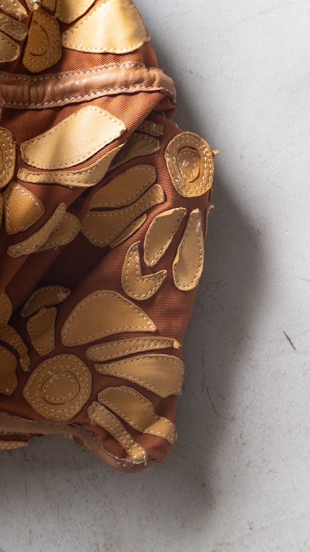 "io comme io" used Cotton sheep leather bag