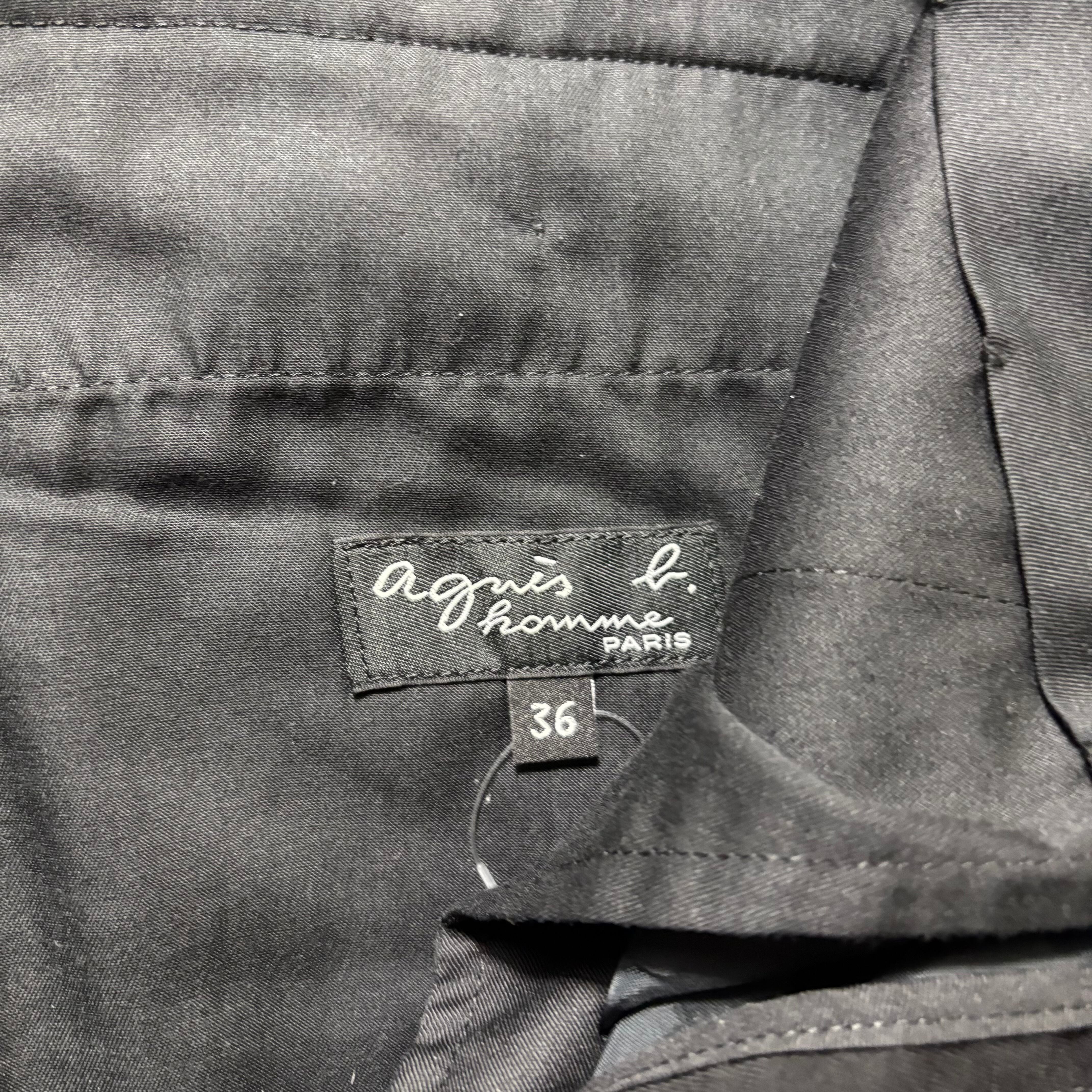 AGNES B. HOMME “MAF” wool gabardine suits set-up | NOIR ONLINE