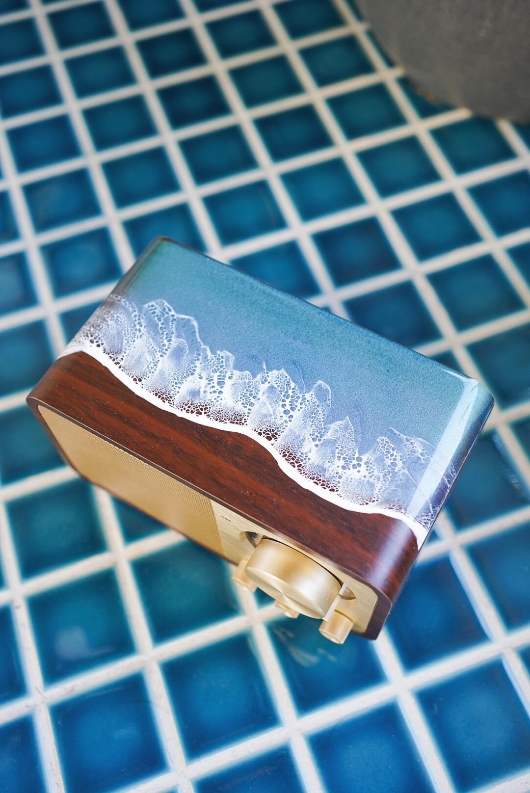 ALOHA GLASS 4boost Bluetooth speaker 木目 Wood Bluetooth speaker