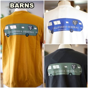 BARNS バーンズ　タフネック半袖プリントTシャツ　23152　バーンズアウトフィッターズ