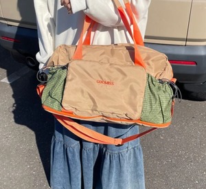 ナンバーミーTOKYO" TRAVEL NYLON BOSTON BAG"