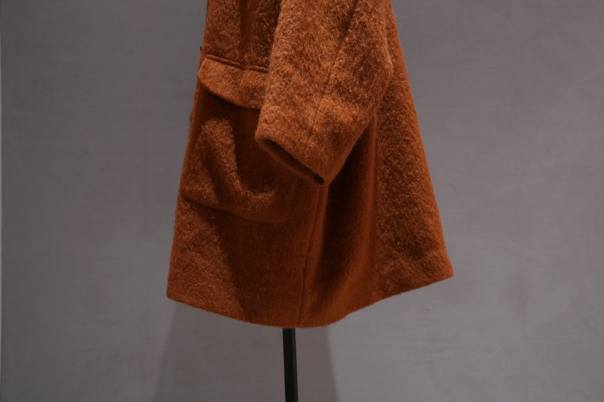 SALE 60%OFF】 BASIS BROEK wool duffle coat orange | Connecter