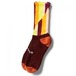 *SWRVE* dion johnson merino wool socks  (brown/orange) M