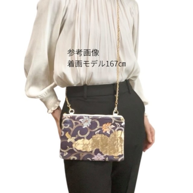 マチなしサコッシュ・Flat side bag：475-1063
