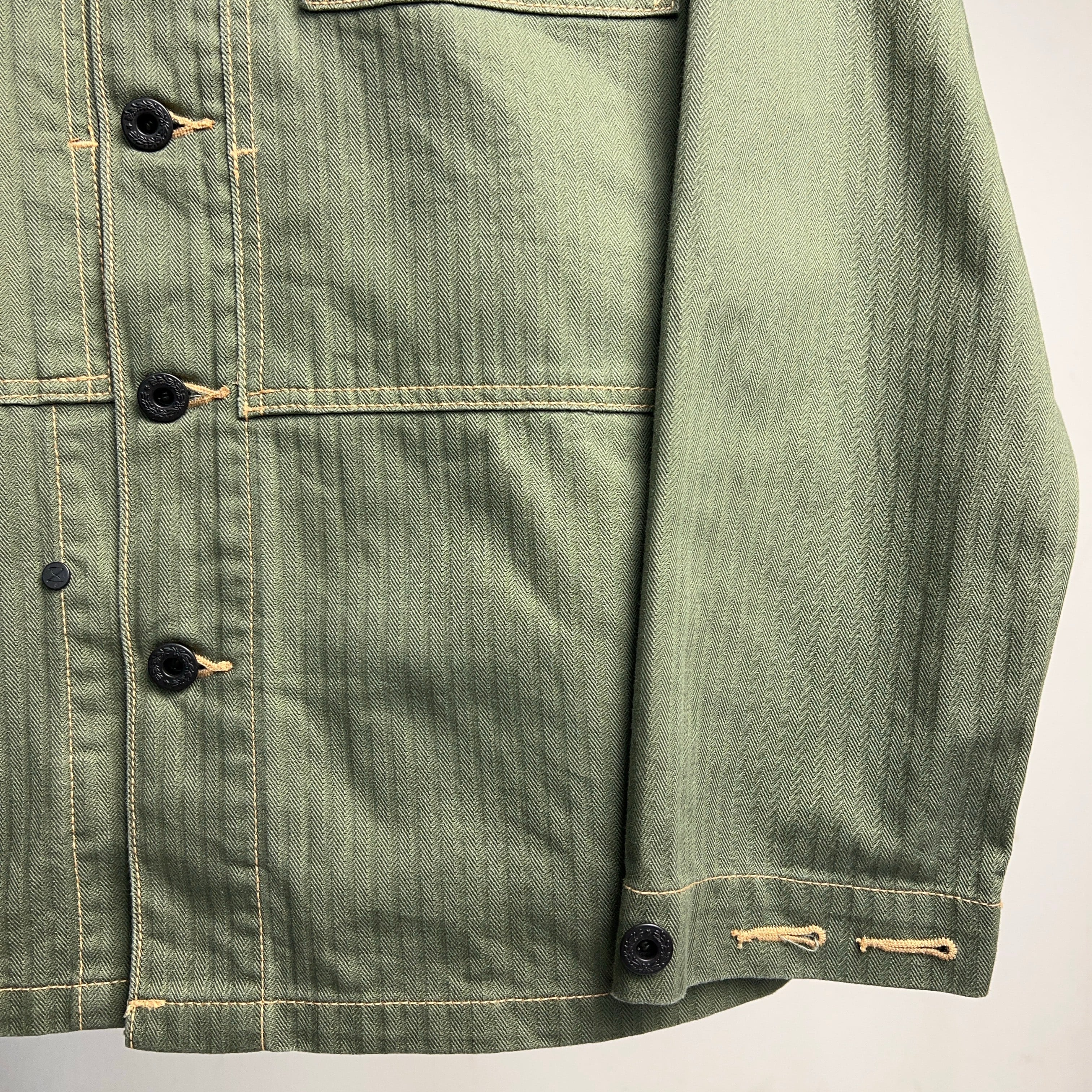 USMC P-44 TYPE REPLICA MILITARY JACKET ヘリンボーンツイル USMC P-44 TYPE REPLICA MILITARY JACKET ヘリンボーンツイル