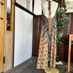 エスニック柄キャミワンピース