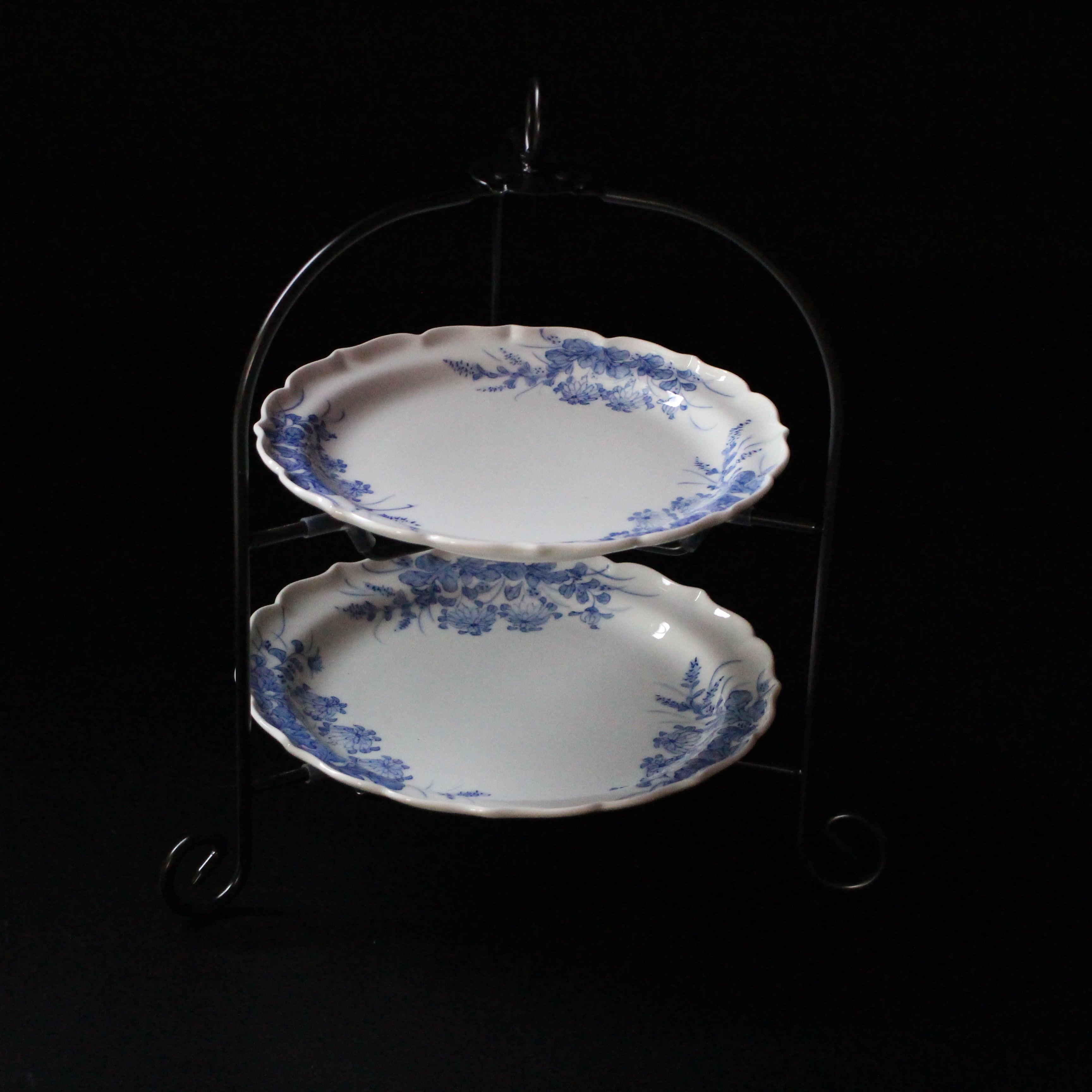 平戸嘉久正窯 野菊 輪花リム7寸皿 | 芦屋貴兆陶家 online shop