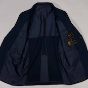 70s Kent ケント PICKLES&SHUTTLEWORK イングランド製生地 金ボタン 背抜き テーラードジャケット170-87-76/ネイビー メンズ ビンテージ VAN JAC