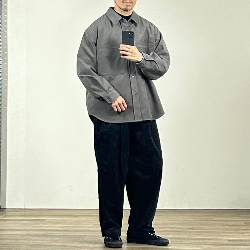 25AW》【STILL BY HAND】SUEDE SHIRT BLOUSON スティルバイハンド