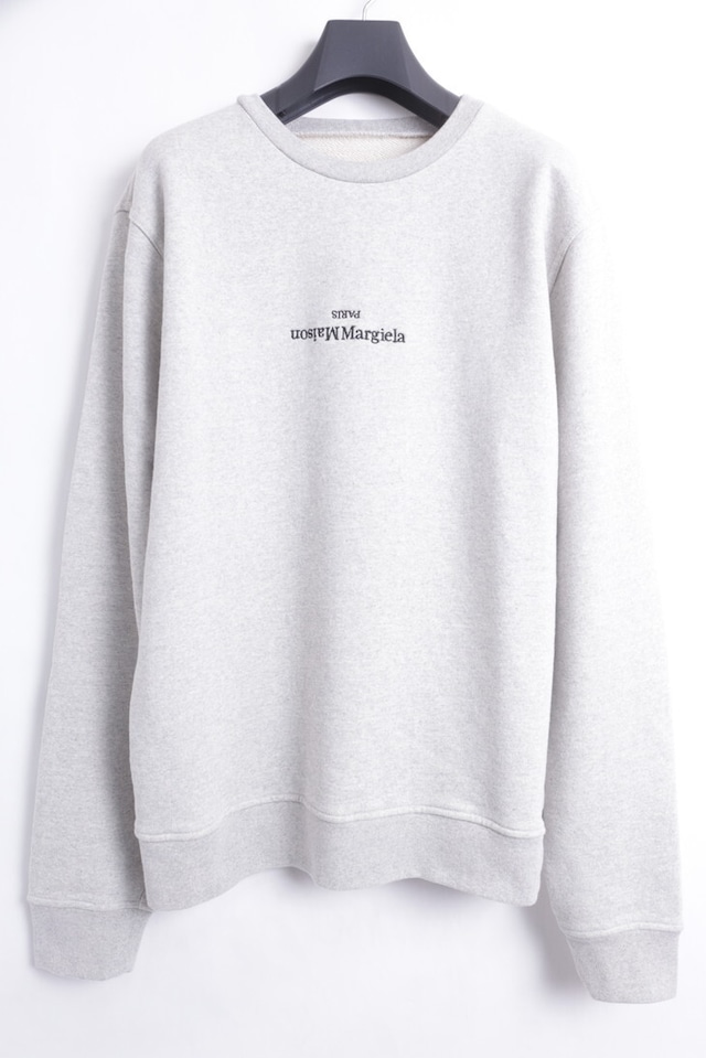 MAISON MARGIELA 20AW MICRO LOGO SWEATSHIRT GREY 50 200JL1754