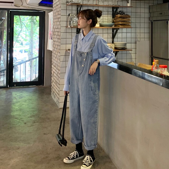 スタイルブルージーンズ スプリングルーズワンピースロングパンツ 春物 スーパーモール71928282156