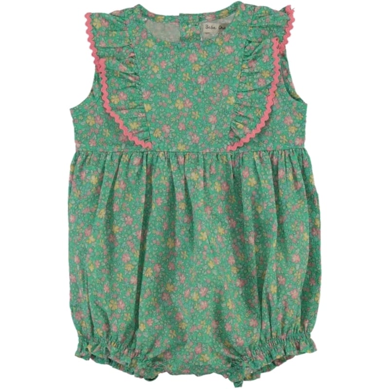 〈 Bebe Organic 26SS 〉 Hazel Romper / Blooming Field